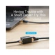 Зрощувач UTP 1+1 RJ45 cat 6e, Black Vention (IPVB0) - зображення 4