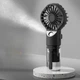 Ручной портативный вентилятор с распылением воды Small fan AND EHF-12 аккумуляторный, 4 скорости - изображение 1