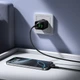 Зарядное устройство с быстрой зарядкой и дисплеем и кабелем C to C 60W HOCO CS84A PD 30W + QC3.0 Type-C + USB - изображение 9