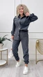 Женский костюм повседневный графитовый 2XL с811.146.1 - изображение 4
