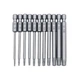 Набор бит Torx с отверстием удлиненных T6 T40 75 мм 439243 03 AT3 - изображение 1
