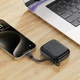УМБ Acefast M15 10000 mAh QC3.0/PD20W USB-C In/Out with build Type-C cable Black (6974316283973) - изображение 7