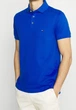 Чоловіча футболка поло Tommy Hilfiger slim fit, стрейч, синього кольору, розмір XL - изображение 1