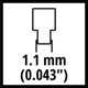 Цепь Einhell для GP-PS 18/20 Li BL 20 см (4501746) - изображение 3