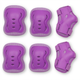 Роликовые коньки раздвижные с комплектом защиты Zelart 2920-2 размер 35-38 Purple-Yellow - изображение 8