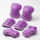 Роликовые коньки раздвижные с комплектом защиты Zelart 2920-2 размер 35-38 Purple-Yellow - изображение 9
