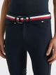 Ремінь Tommy Hilfiger Equestrian Global Stripe пояс кежуал повсякденний бавовняний темно синій W33 - изображение 2