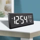 Годинник Deepfox DS-3808L gaosiio LED цифровий електронний настінний/настільний Будильник Дата Температура Вологість 35х15см білий - зображення 13