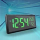 Годинник Deepfox DS-3808L gaosiio LED цифровий електронний настінний/настільний Будильник Дата Температура Вологість 35х15см зелений - зображення 14