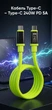Кабель Type-C to Type-C 240W PD 5A 1m GREEN - зображення 1