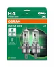 Комплект галогенових ламп OSRAM H4 64193ULT-2HB UltraLife 60/55W 12V P43t (2 шт) - изображение 2
