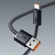 Кабель Baseus Dynamic Series Fast Charging USB-A to Type-C 100W 2 м Slate gray (CALD000716) - изображение 11