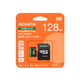 Карта памяти microSDXC (UHS-1 U3) A-DATA SPEED PLUS 128Gb Class 10 V30 A2 (R-180Mb/s W160Mb/s) (adapter SD) - изображение 2