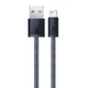 Кабель Baseus Dynamic Series Fast Charging Data Cable USB to iP 2.4A 1m Slate Gray - изображение 4