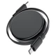 Кабель рулетка Type-C на Type-C ACEFAST C13-03 dual retraction charging data cable (0.8m, 60W). Black - зображення 5