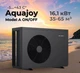 Тепловий насос для басейну Aquajoy Model А 16 ON/OFF (16,1 кВт), 220 В, об'єм басейну 35-65 м³, -5°С/+40°С - зображення 1