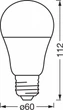 Светодиодная лампа OSRAM SMART+ WiFi A60 9W RGBW 806Lm DIM E27 2 шт (4099854495656) - изображение 9