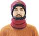 Зимовий чоловічий комплект шапка + хомут (снуд), теплий - зображення 2