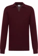 Мужское бордовое шерстяне поло с узором размер М - изображение 1
