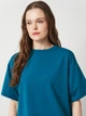 Футболка женская оверсайз 26/Ж609-24 изумрудная XL - изображение 3