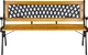 Drewniana ławka ogrodowa ModernHome by Multistore 126 x 51 cm (WYI-XG2072) - obraz 1