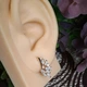Серьги Xuping Jewelry длина 1.9см ширина 8см медицинское золото позолота 18К с1671 - изображение 2