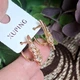 Серьги Xuping Jewelry длина 1.9см ширина 8см медицинское золото позолота 18К с1671 - изображение 3