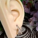 Серьги Xuping Jewelry длина 2.2см ширина 1.2см медицинское золото позолота 18К с1670 - изображение 2