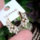 Серьги Xuping Jewelry длина 1.9см ширина 8см медицинское золото позолота 18К с1671 - изображение 4