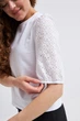 Блуза з ажурними рукавами Wear me XL Білий (1_25_105_11068) - изображение 2