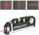 Лазерный уровень со встроенной рулеткой FIXIT Laser Level Pro 3 4в1 рулетка линейка - изображение 7