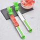 Ніж-слайсер SUNROZ Watermelon Slicer для кавуна та дині з нержавіючої сталі ручний різак для фруктів швидка нарізка рівними скибками кухонний інструмент для кавуна дині зручний пластиковий корпус легкий фруктовий слайсер - изображение 2