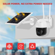 Поворотная погодозащитная солнечная камера безопасности 4G solar cam 1080P - изображение 6