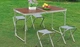 Стол туристический складной для пикника для рыбалки+ 4 стула 120*60*70 Folding Table Коричневый - изображение 3