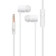 Проводные наушники 3.5mm Celebrat D2 с микрофоном и вакуумными амбушюрами 1.2m White - изображение 2
