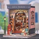 Румбокс Бук Нук Book Nook “Книжковий уголок Джека” – Набір Для Створення Книжкового Куточка мініатюрний будиночок з підсвіткою 3D-конструктор з дерев'яних пазлів від CuteBee (BA904) - изображение 4