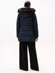 Женская куртка-пуховик Tommy Hilfiger Classic удлиненная Premium (Long Parka) — водонепроницаемая, съемный капюшон и мех (Detachable Hood & Fur) M темно-синяя - изображение 3
