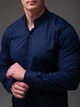Рубашка Walter мужская классическая casual стойка XXL синяя (2494) - изображение 4