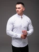 Рубашка Walter мужская классическая casual стойка XXL белая (2494) - изображение 7