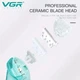 Дитяча машинка для стрижки VGR Baby V-150 тиха, акумуляторна машинка для дітей, тример для немовлят IPX7, 4 насадки 3–12 мм, машинка для стрижки дітей безшумна, безпечна машинка для малюків - изображение 6
