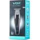 Машинка для стрижки VGR V-070 акумуляторна тример для волосся і бороди з LED дисплеєм 5 насадок 0.2 мм USB зарядка професійна машинка для окантовки фейду компактна бездротова для дому і барбершопу стильна - изображение 4