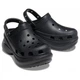 Жіночі крокси на платформі Crocs Classic Bae Clog Чорні 206302-100 W8/38-39/24.6см - зображення 3