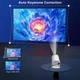 Проектор Salange Smart 4K WiFi Bluetooth, LED, портативный, автоматическая коррекция трапецеидальных искажений Белый - изображение 5