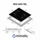 Варочная поверхность Minola MHS 6074 TBL, черная электрическая стеклокерамическая рабочая поверхность на кухню, конфорки Hi-Light - изображение 10