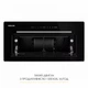 Кухонная вытяжка с управлением жестами Weilor LUMINA WBG 68 BLACK, черная полновстроенная мощная вытяжка на кухню - изображение 5