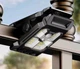 Ліхтар вуличний світлодіодний Solar clip lamp з датчиком руху на сонячній зарядці чорний - зображення 1