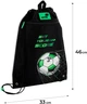 Сумка для взуття Kite Football 46х33 см Чорна (K26-601M-39) - зображення 3