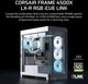 Корпус Corsair FRAME 4500X LX-R RGB iCUE Link White (CC-9011317-WW) - зображення 2