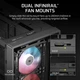 Корпус Corsair FRAME 4000D LCD RS ARGB Black (CC-9011326-WW) - изображение 7