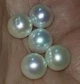 Перлина 9.4 - 9.8 mm На половину просвердлена (7257) - зображення 5